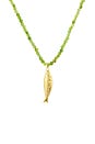 view 2 of 3 Lume Necklace in Chartreuse