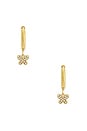 view 3 of 3 BOUCLES D'OREILLES PENDANTES MARI in Gold