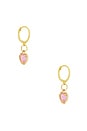 view 1 of 3 DECO ドロップイヤリング in Rose