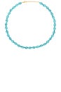 view 1 of 2 COLLIER AVEC PERLES AQUARIUS in Turquoise