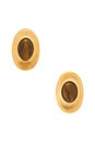view 1 of 2 Caper Earrings in Espresso