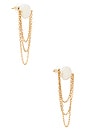 view 2 of 3 Larsen Pearl Drop Earrings in Pearl