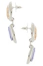 view 2 of 2 BOUCLES D'OREILLES PENDANTES MARY LANE in Mixed Metal
