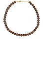 view 1 of 2 COLLAR DE CUENTAS  LOU in Stone