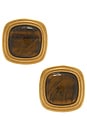 view 1 of 2 Rove Stud Earrings in Tigers Eye