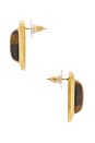 view 2 of 2 Rove Stud Earrings in Tigers Eye