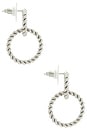 view 4 of 3 Lune Drop Earrings in Silver