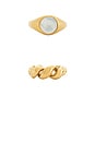 view 1 of 3 Pear Set Ring in Gold