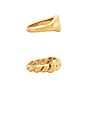 view 2 of 3 Pear Set Ring in Gold