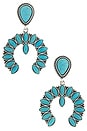 view 1 of 2 Langley Drop Earrings in Turquoise