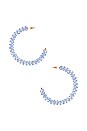view 2 of 3 Starry Hoop in Ice Blue