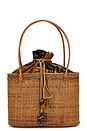 view 4 of 5 Halima Bag in Rattan