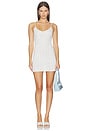 view 1 of 4 MINIVESTIDO SLIP THE CAMI SLIP  in Blue Fields