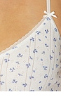 view 4 of 4 MINIVESTIDO SLIP THE CAMI SLIP  in Blue Fields