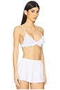 view 2 of 4 The Butterfly Bralette in White