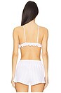 view 3 of 4 The Butterfly Bralette in White