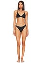 view 4 of 4 The Triangle Bralette in Black