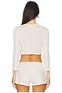 view 3 of 5 The Cropped Cardi in English Rose