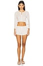 view 4 of 5 The Cropped Cardi in English Rose