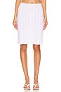 view 1 of 4 The Pointelle Skirt in White