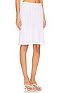 view 2 of 4 The Pointelle Skirt in White