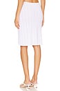 view 3 of 4 The Pointelle Skirt in White