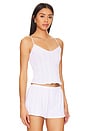 view 2 of 4 TOP LONGO THE LONG CAMI TOP in White