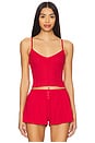 view 1 of 4 The Cami Top in Cherry Red