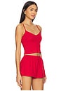 view 2 of 4 The Cami Top in Cherry Red