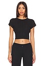 view 1 of 4 CAMISETA BABY LOOK CROPPED THE CROPPED BABY TEE in Black