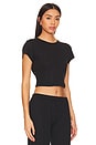 view 2 of 4 CAMISETA BABY LOOK CROPPED THE CROPPED BABY TEE in Black
