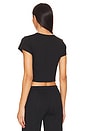 view 3 of 4 CAMISETA BABY LOOK CROPPED THE CROPPED BABY TEE in Black