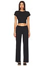 view 4 of 4 CAMISETA BABY LOOK CROPPED THE CROPPED BABY TEE in Black