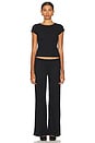 view 4 of 5 CAMISETA NORMAL PARA BEBÊ THE REGULAR BABY TEE in Black