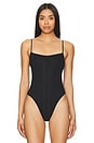 view 2 of 5 The Pointelle Bodysuit in Black