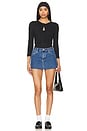 view 5 of 5 The Pointelle Bodysuit in Black