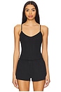 view 1 of 4 TOP LONGO THE LONG CAMI TOP in Black