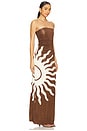 view 2 of 4 Daphne Dress in Sunburst Mocca