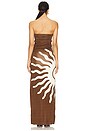 view 4 of 4 Daphne Dress in Sunburst Mocca