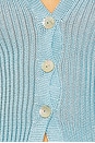 view 5 of 5 Short Sleeve Cardigan in Tide