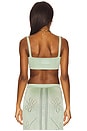 view 3 of 4 Knit Bandeau Top in Eucalyptus