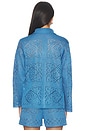 view 4 of 5 Handkerchief Long Sleeve Shirt in Washed Cobalt