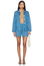 view 5 of 5 Handkerchief Long Sleeve Shirt in Washed Cobalt