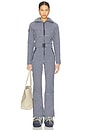 view 1 of 4 Chatel Ski Suit in Indigo Gingham