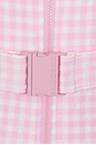 view 5 of 5 Fernie Ski Bib in Peony Gingham