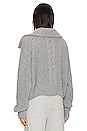 view 3 of 4 Molina Half Zip Sweater in Gray Melange