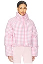 view 3 of 6 Cortina Ski Jacket in Peony Gingham