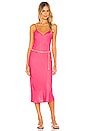 view 4 of 4 X REVOLVE Vaea Slip Dress in Hot Pink