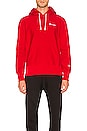 view 1 of 4 Champion Hooded Sweatshirt in Red