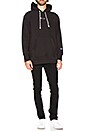 view 4 of 4 Oversized Hooded Sweatshirt in Black